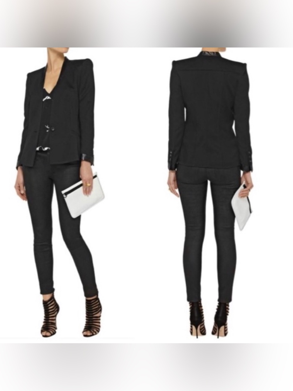Tailored Black Women's Blazer Jacket